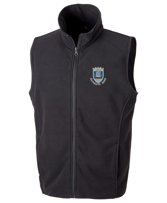 Bathgate Band Microfleece Gilet