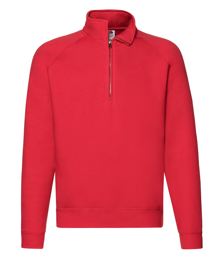 Premium 70/30 Zip-neck Sweatshirt