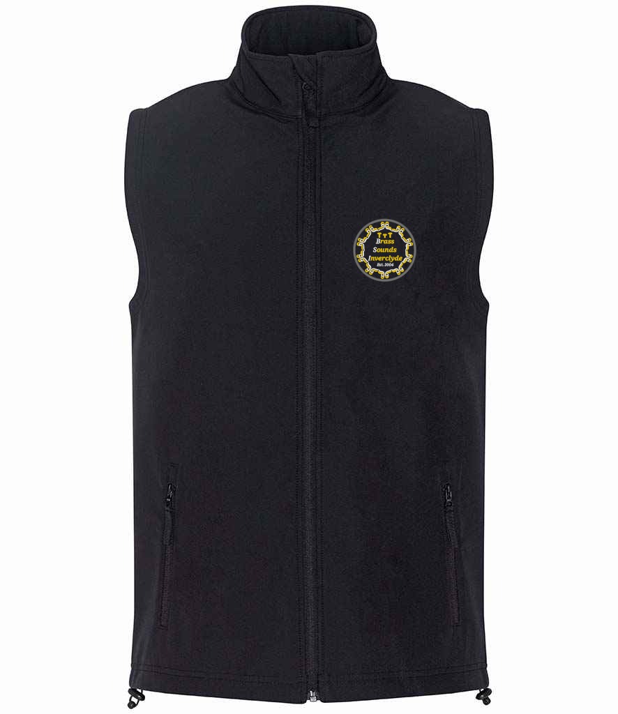 Two Layer Soft Shell Gilet – Brass Sounds Inverclyde